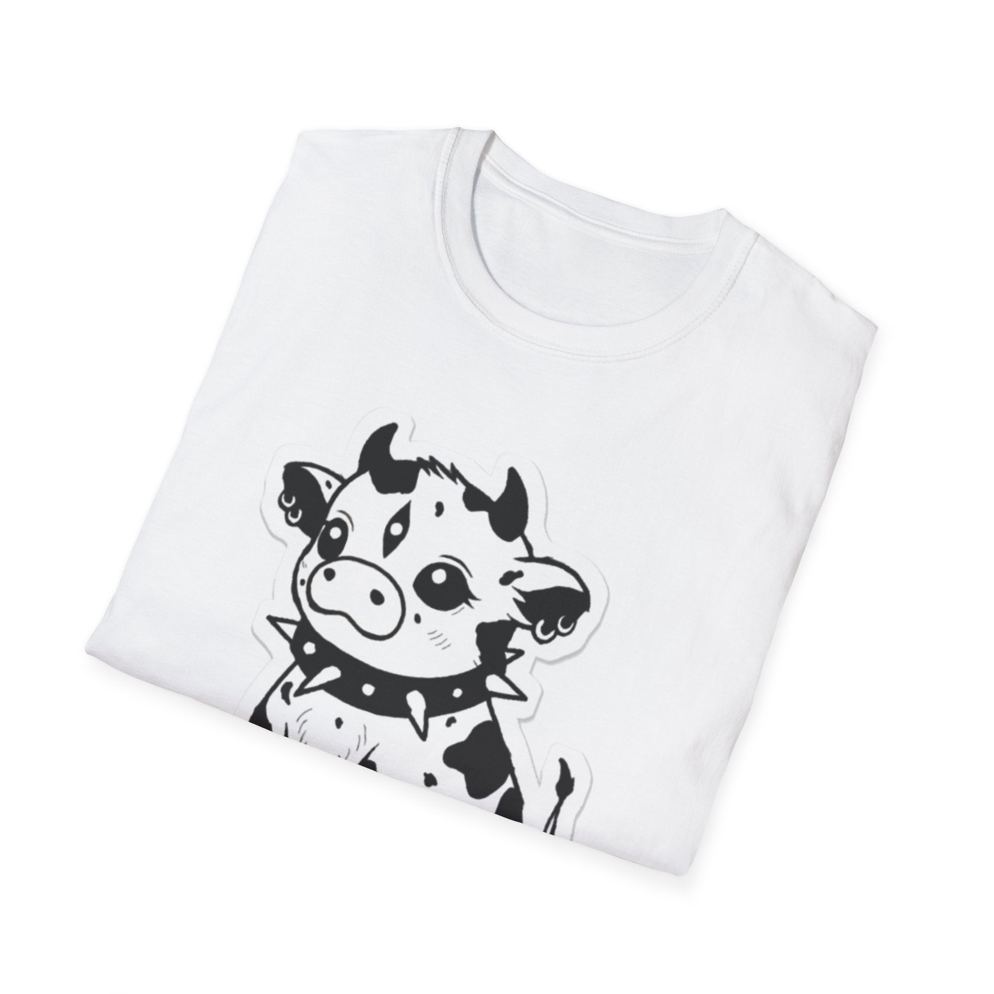 Cute Rock 'n' Roll Cow T-Shirt