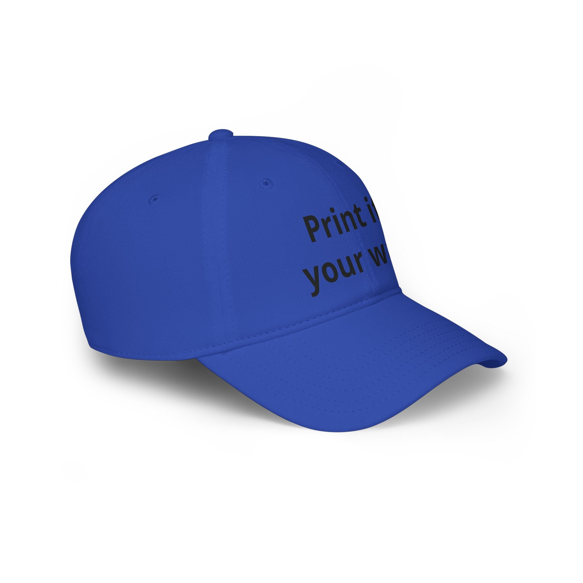 Personalise Your Own Low Profile Baseball Cap — “Funny, Sad, No Difference” Custom Hat
