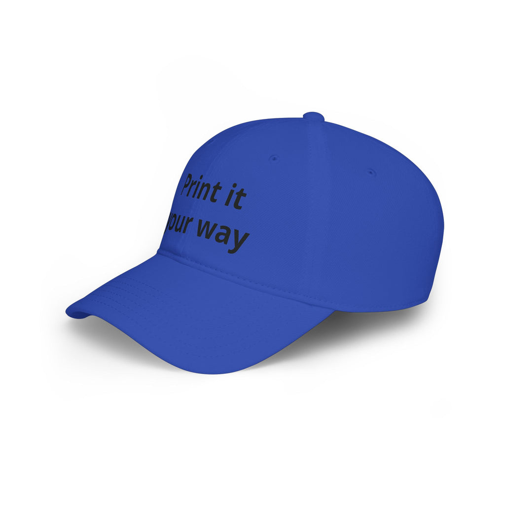 Personalise Your Own Low Profile Baseball Cap — “Funny, Sad, No Difference” Custom Hat