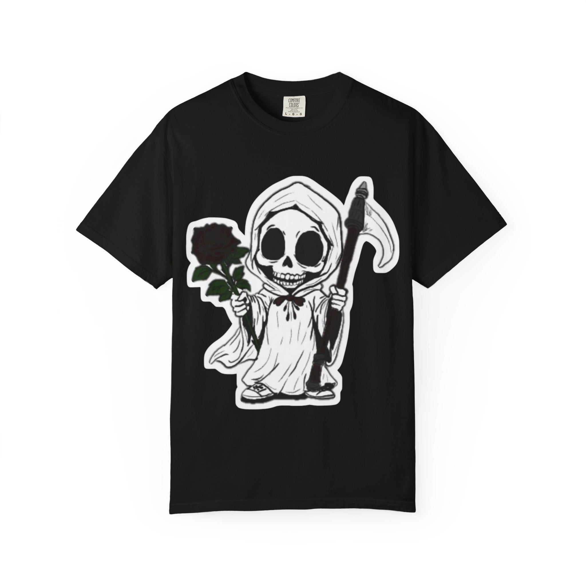Grim Reaper Black Rose T-Shirt