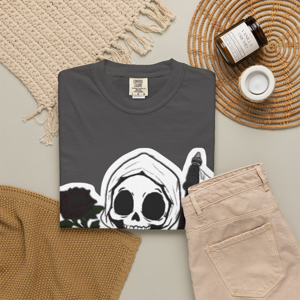 Grim Reaper Black Rose T-Shirt
