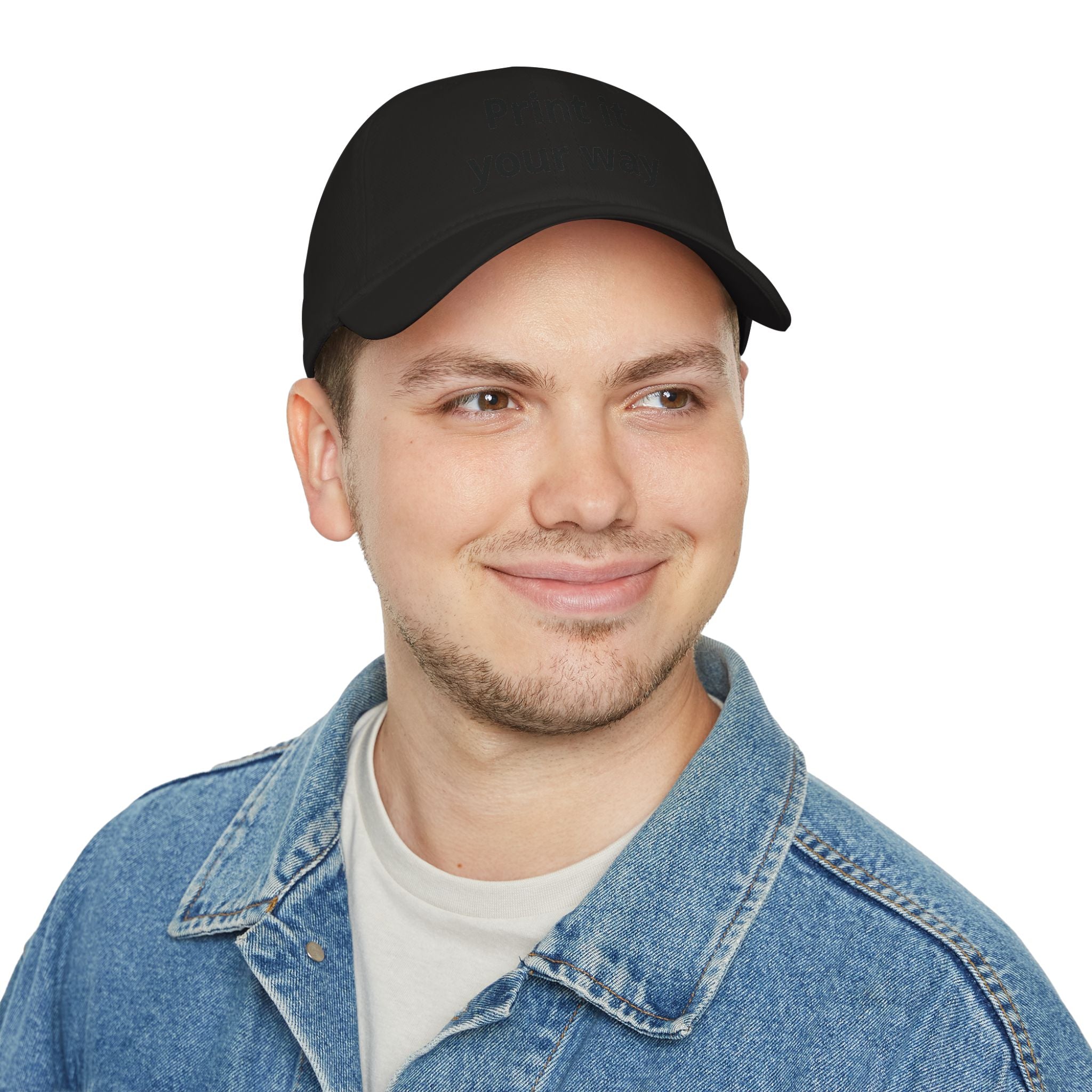 Personalise Your Own Low Profile Baseball Cap — “Funny, Sad, No Difference” Custom Hat