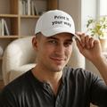 Personalise Your Own Low Profile Baseball Cap — “Funny, Sad, No Difference” Custom Hat