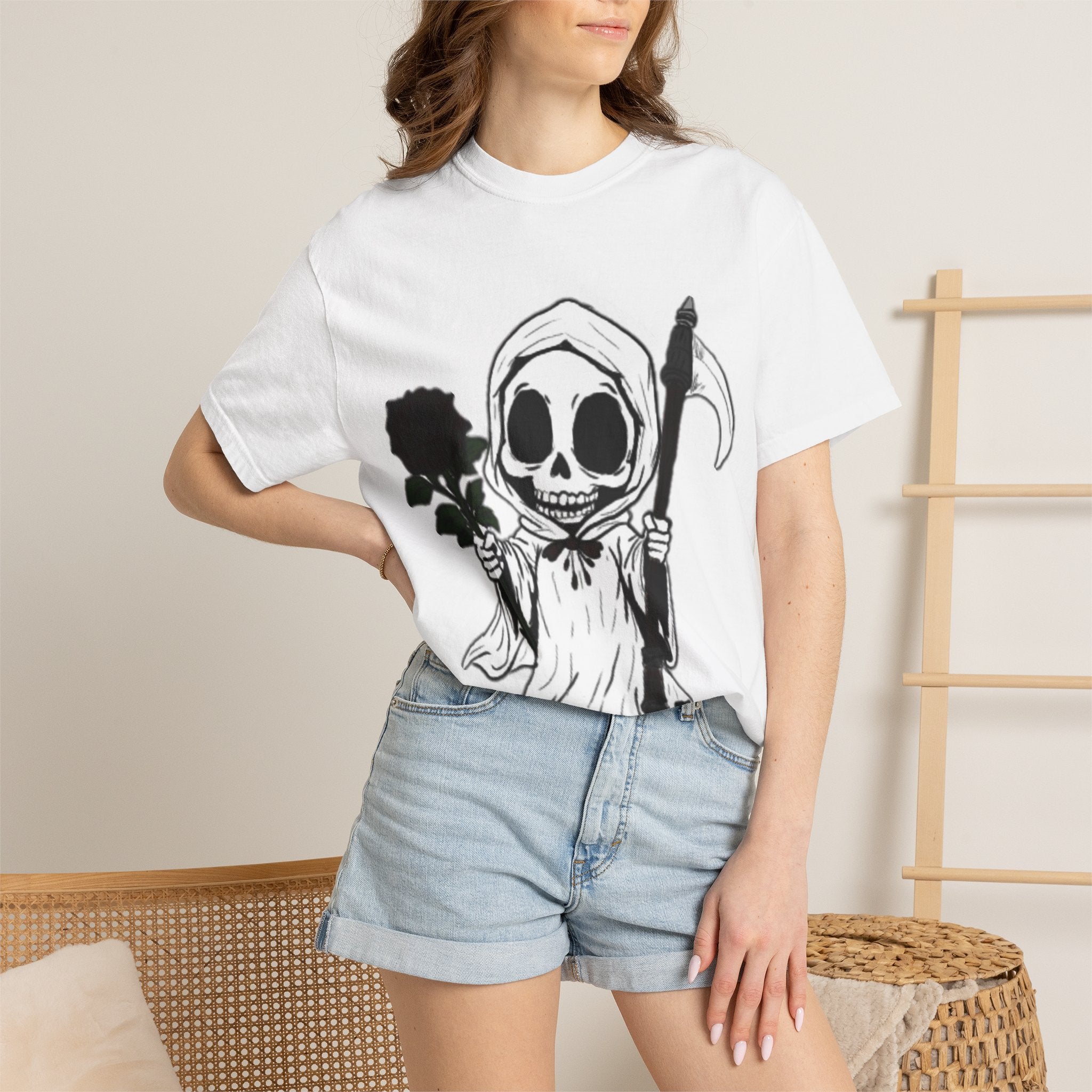 Grim Reaper Black Rose T-Shirt