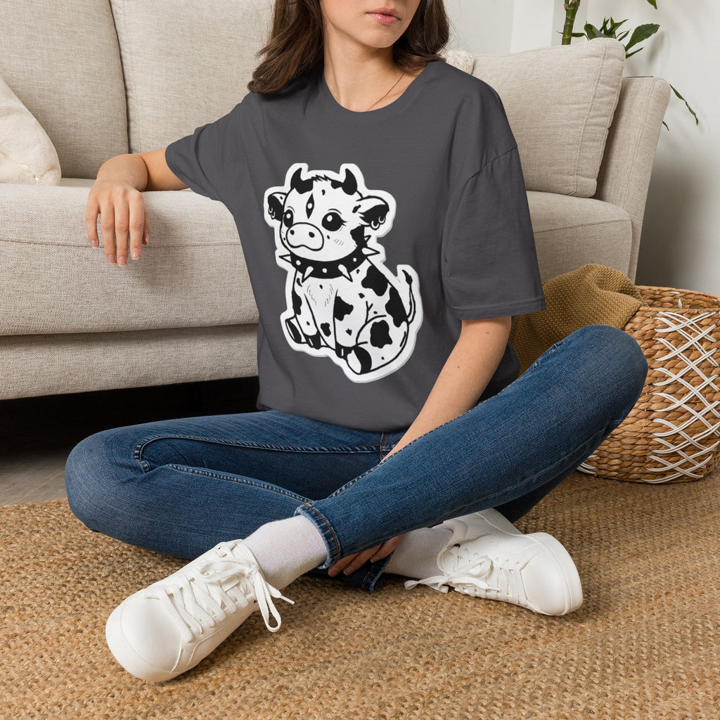 Cute Rock 'n' Roll Cow T-Shirt