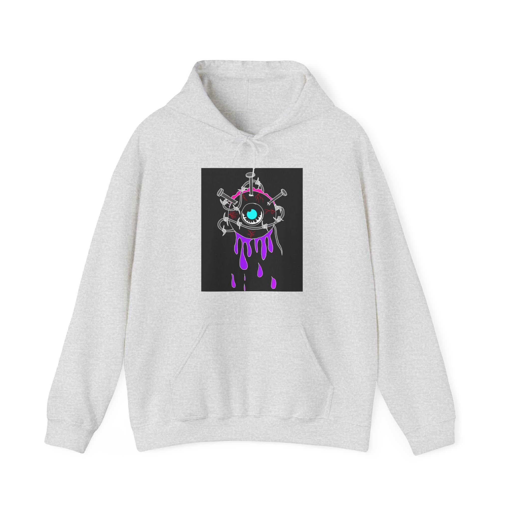 Sick Eye Graphic Hoodie – Unisex Heavy Blend Sweatshirt