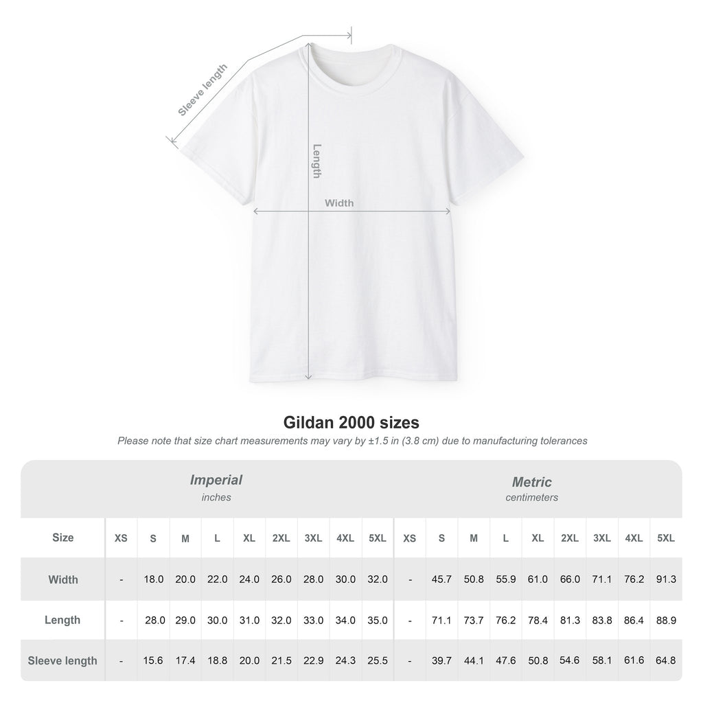 Bear with Antlers Graphic T-Shirt | Gildan 2000 Ultra Cotton Unisex TeeSimple