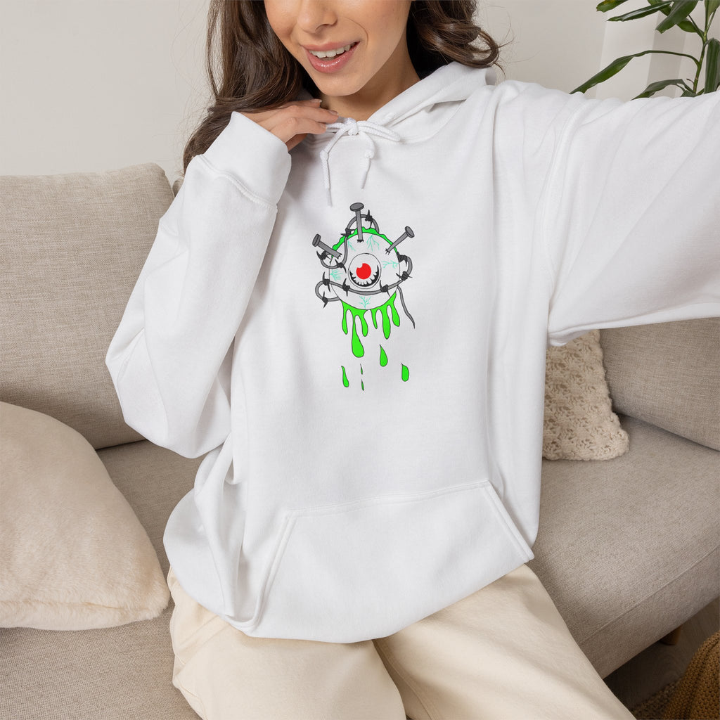 Sick Eye Graphic Hoodie – Unisex Heavy Blend Sweatshirt
