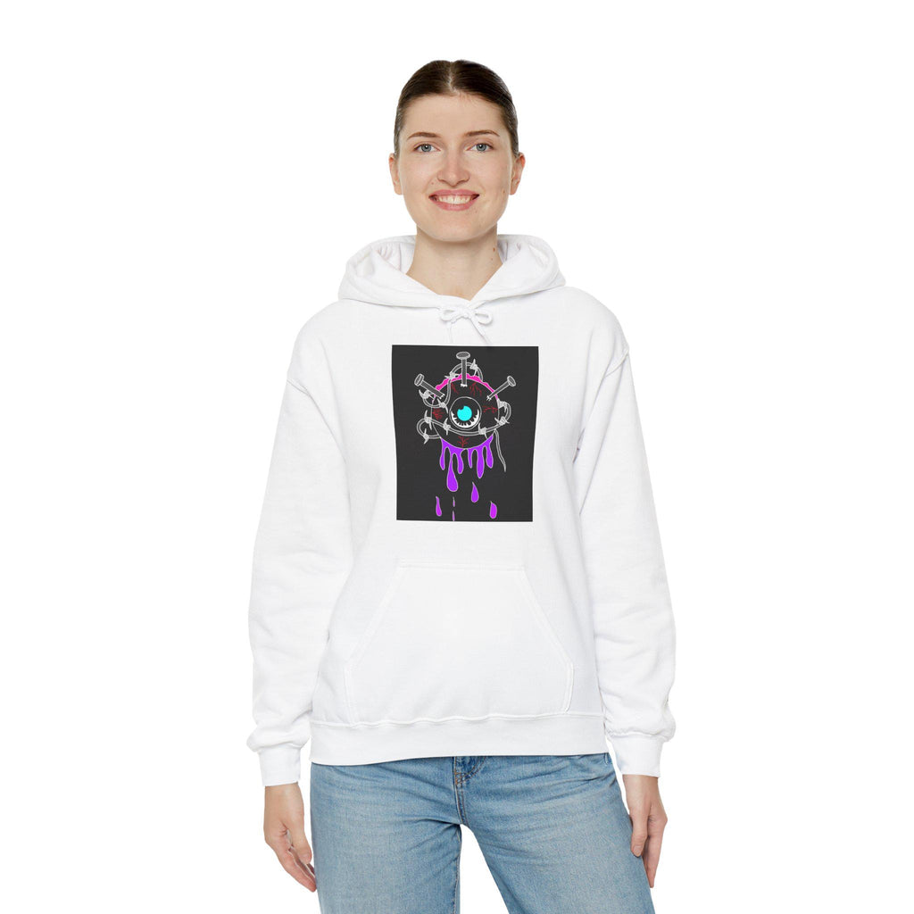 Sick Eye Graphic Hoodie – Unisex Heavy Blend Sweatshirt