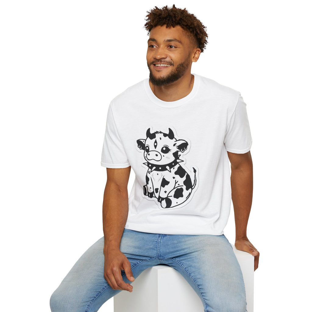 Cute Rock 'n' Roll Cow T-Shirt