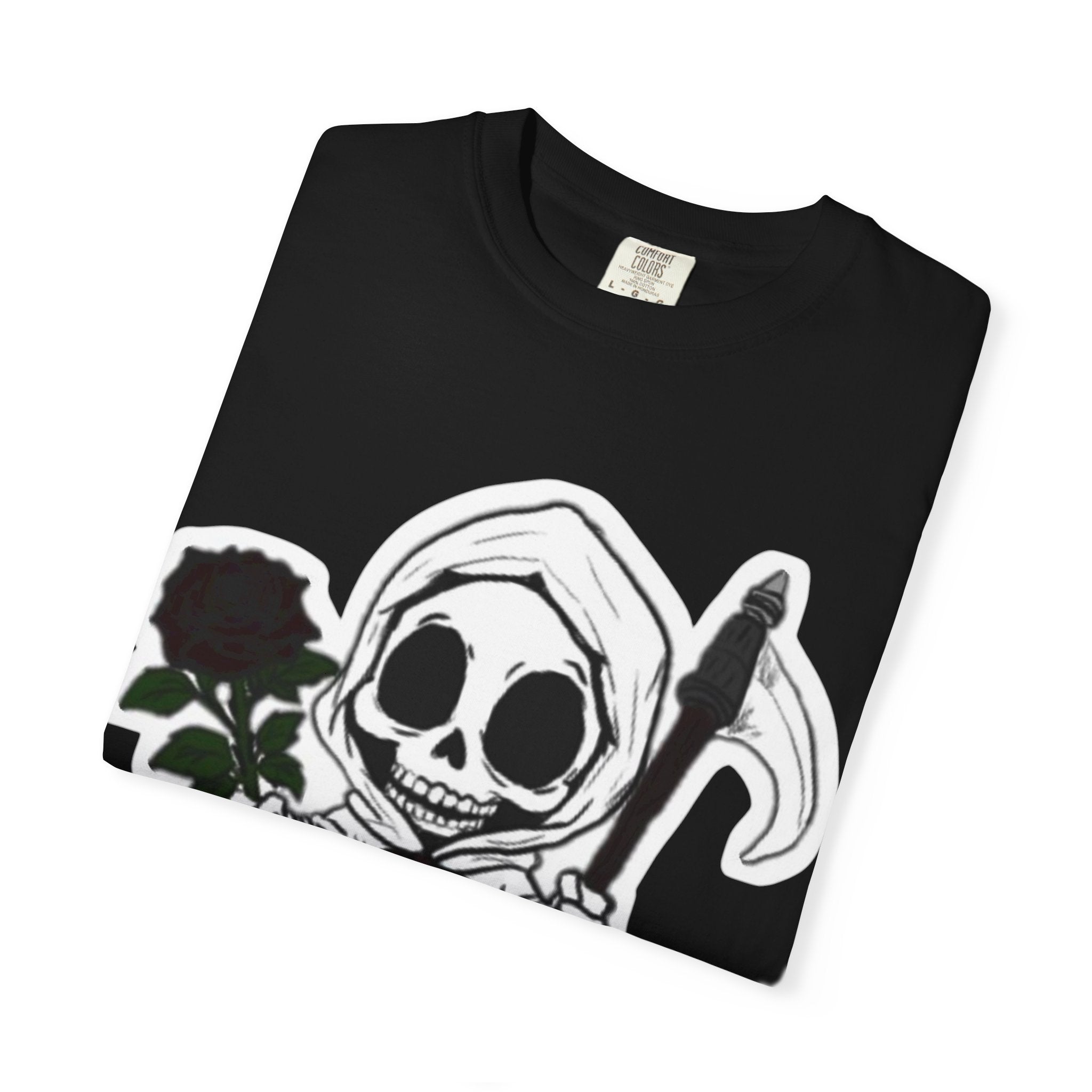 Grim Reaper Black Rose T-Shirt
