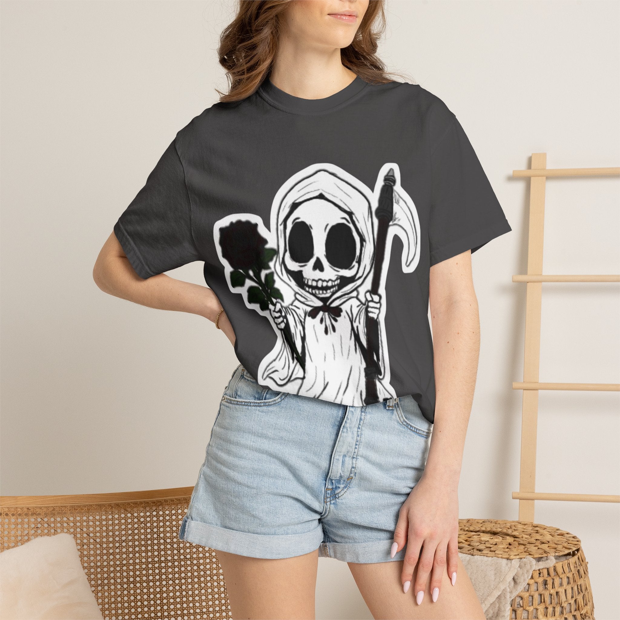 Grim Reaper Black Rose T-Shirt