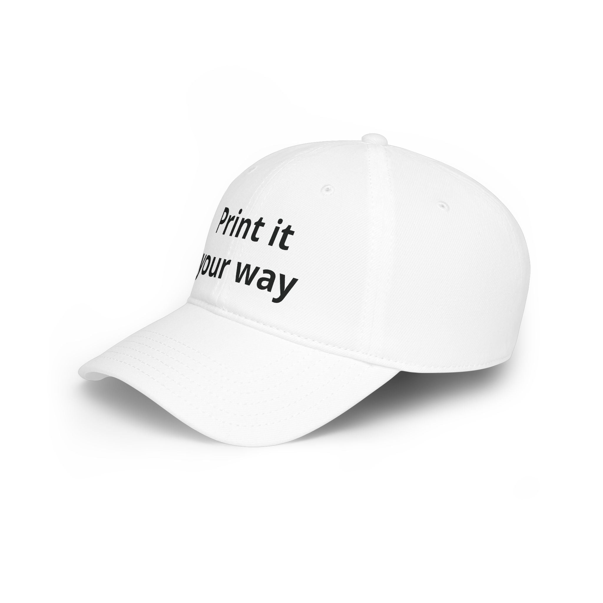 Personalise Your Own Low Profile Baseball Cap — “Funny, Sad, No Difference” Custom Hat